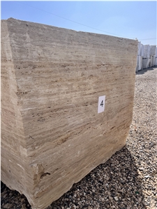 Cream Travertine Blocks Type D ,(Persian, Iran)