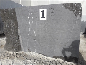 Pietra Grey Marble Block (Persian ,Iran)