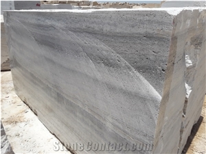 Silver Travertine Type K Block (Persian , Iran)