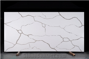 Artificial Stone Calacatta White Quartz Slab