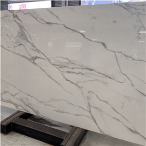 Artificial Stone Nano Glass White Slabs For Interior Wall