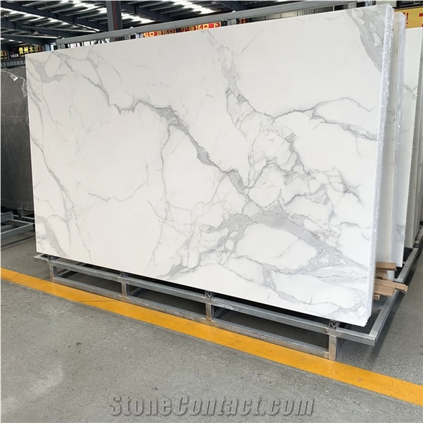 Best Quality Italy Honed Calacatta White Sintered Stone Tile