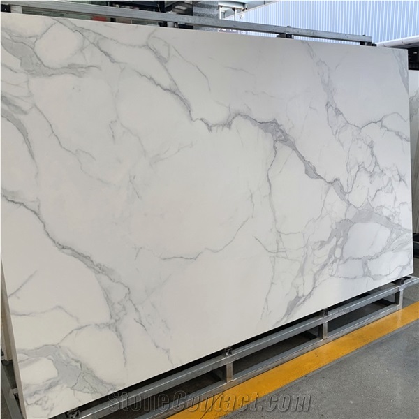 Best Quality Italy Honed Calacatta White Sintered Stone Tile