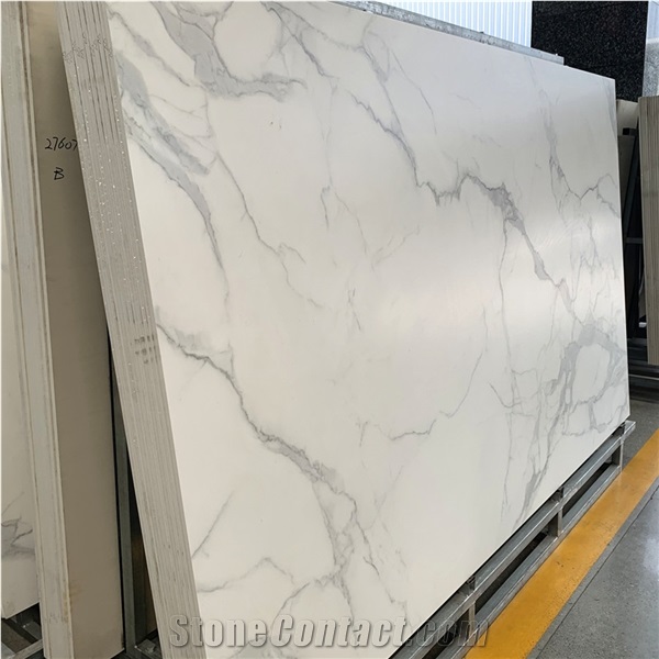 Best Quality Italy Honed Calacatta White Sintered Stone Tile