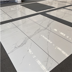 Best Selling Calacatta White Sintered Stone Tiles For Wall