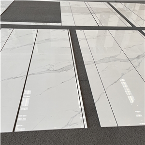 Best Selling Calacatta White Sintered Stone Tiles For Wall