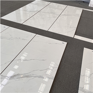 Best Selling Calacatta White Sintered Stone Tiles For Wall