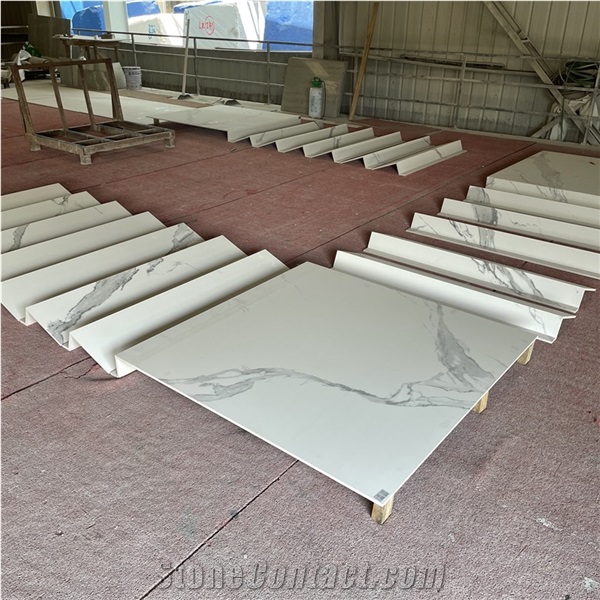 Customized Sintered Stone Stairs Interior Spiral Stairs