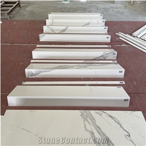 Customized Sintered Stone Stairs Interior Spiral Stairs