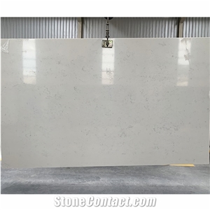 Factory Price Artificial Stone White Quartz Stone Slab Wall