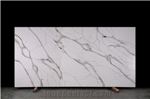 Factory Supplier Artificial Quartz Stone Slab For Wall Floor