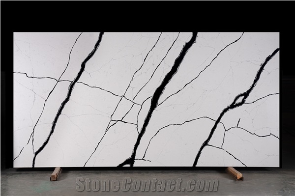 Factory Supplier Artificial Quartz Stone Slab For Wall Floor