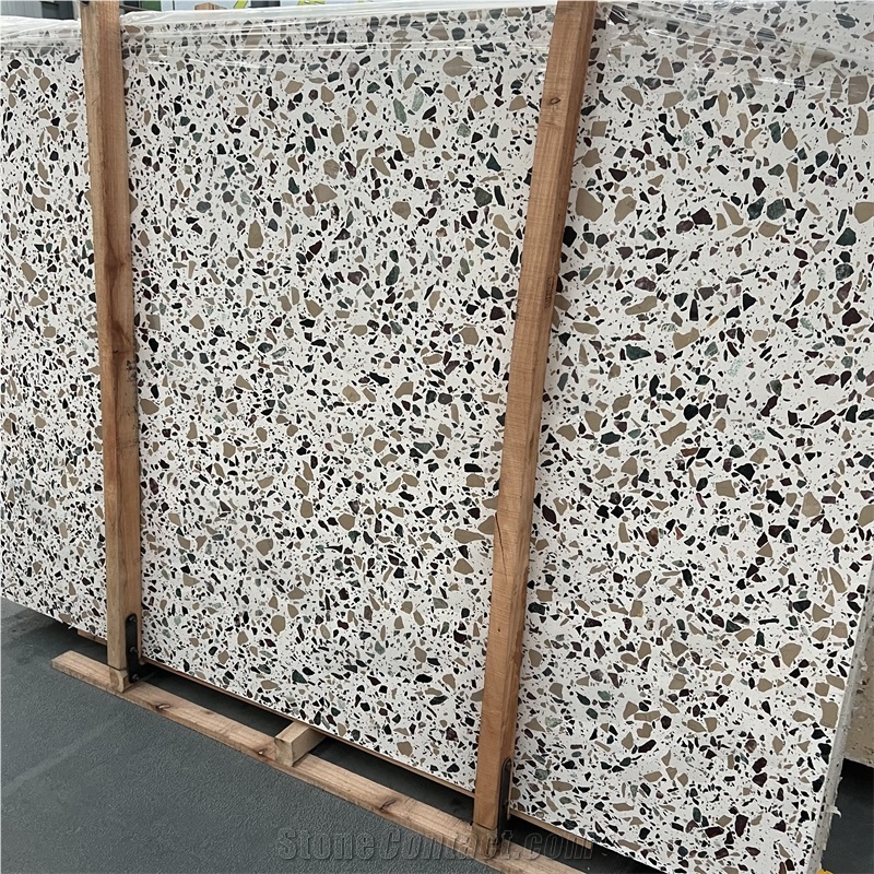 Good Quality Interior Design Artificial Terrazzo Stone Slab