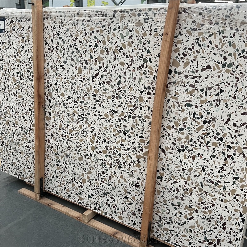 Good Quality Interior Design Artificial Terrazzo Stone Slab
