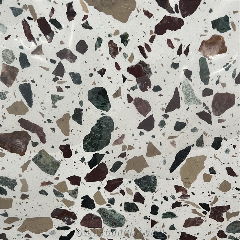 Good Quality Interior Design Artificial Terrazzo Stone Slab