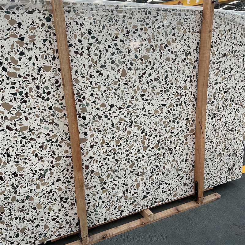 Good Quality Interior Design Artificial Terrazzo Stone Slab