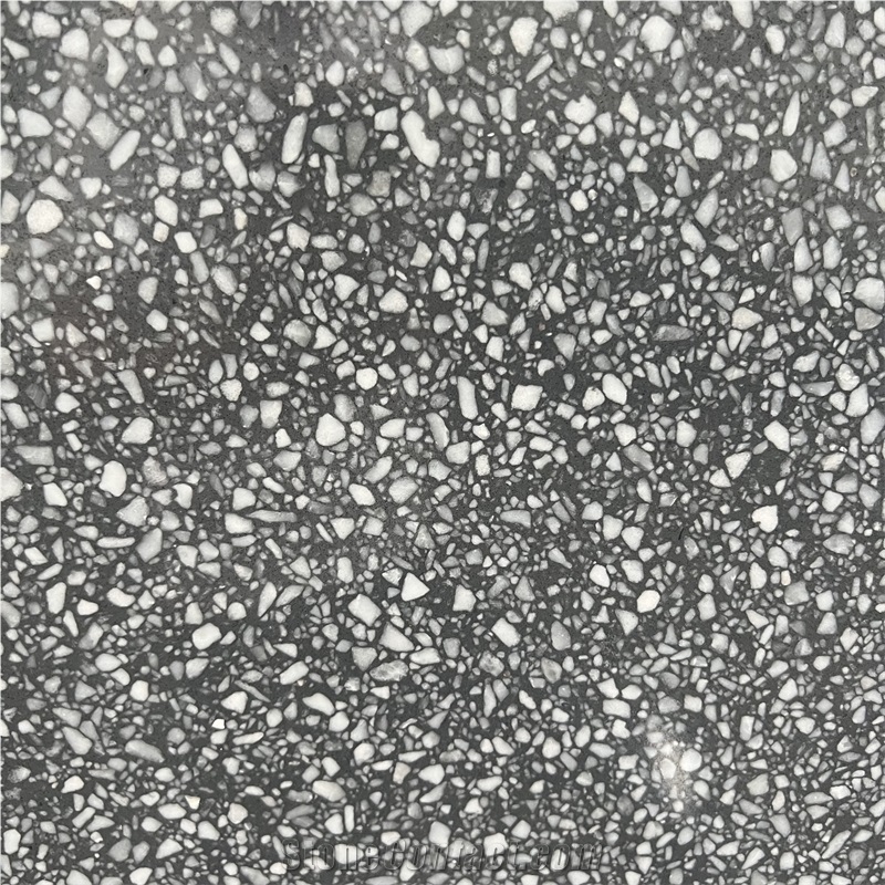 Italy Grey Terrazzo Slabs For Home Floor And Wall Decor