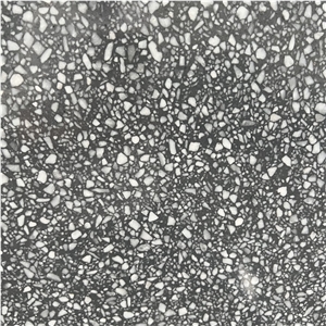 Italy Grey Terrazzo Slabs For Home Floor And Wall Decor