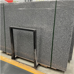 Italy Grey Terrazzo Slabs For Home Floor And Wall Decor