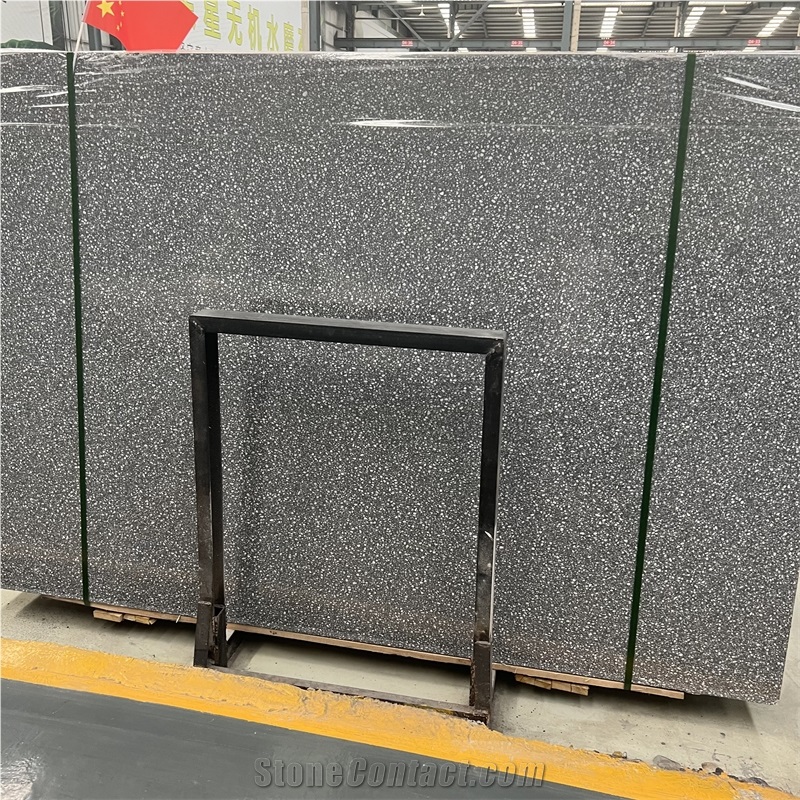 Italy Grey Terrazzo Slabs For Home Floor And Wall Decor