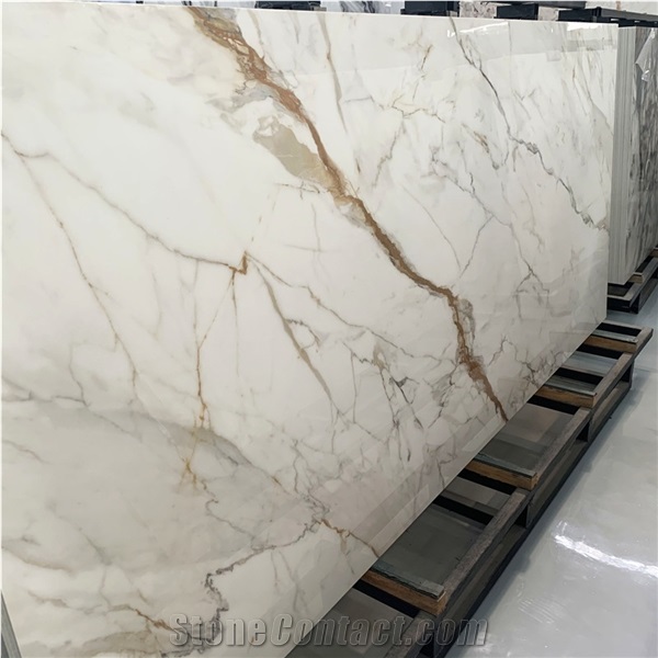 Luxury Calacatta Gold Porcelain Slabs