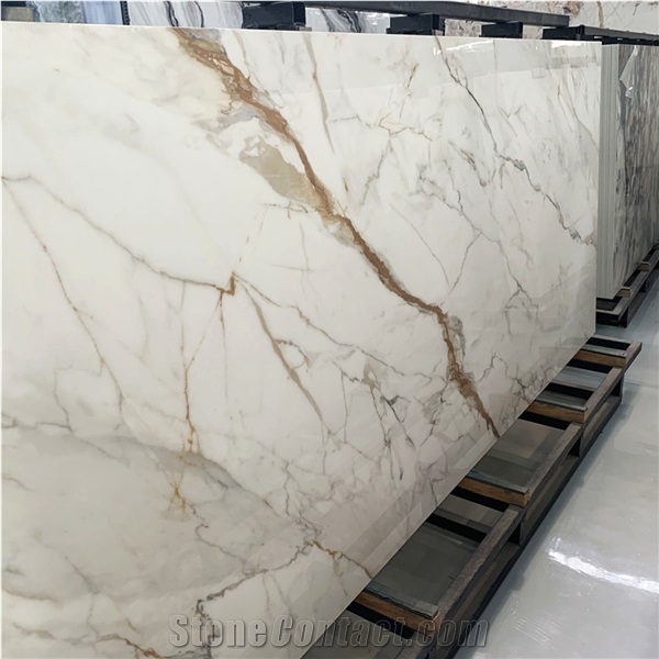 Luxury Calacatta Gold Porcelain Slabs