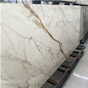 Luxury Calacatta Gold Porcelain Slabs