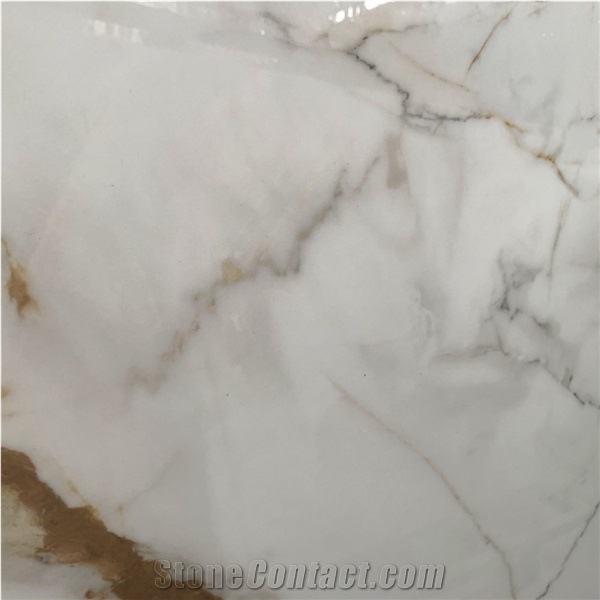 Luxury Calacatta Gold Porcelain Slabs
