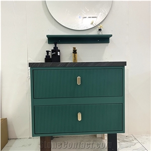 Luxury Sintered Stone Bathroom Cabinets Vanity Top For Hotel