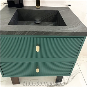 Luxury Sintered Stone Bathroom Cabinets Vanity Top For Hotel