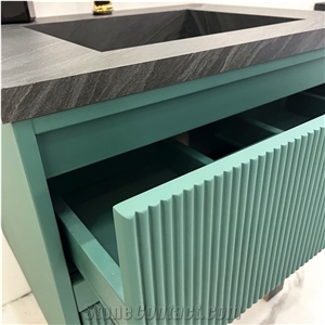 Luxury Sintered Stone Bathroom Cabinets Vanity Top For Hotel