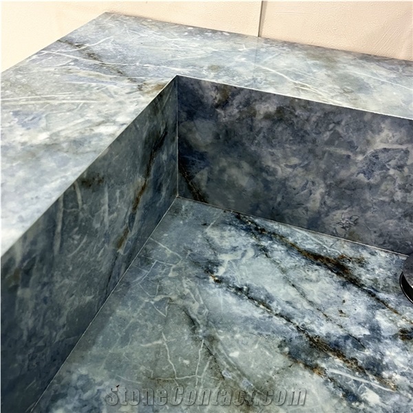 Modern Luxury Sintered Stone Bathroom Vanity Home Furniture