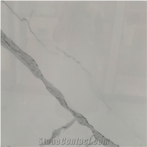 Polished Artificial Marble Looks Sintered Stone For Bathroom Wall