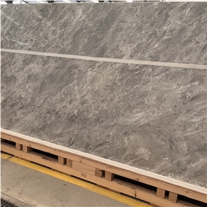 Polished Grey Sintered Stone Slabs Interior Floor Home Decor