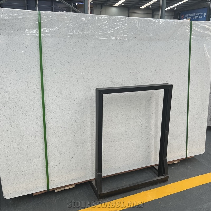 Roman Notion White Terrazzo Stone For Interior Wall Design
