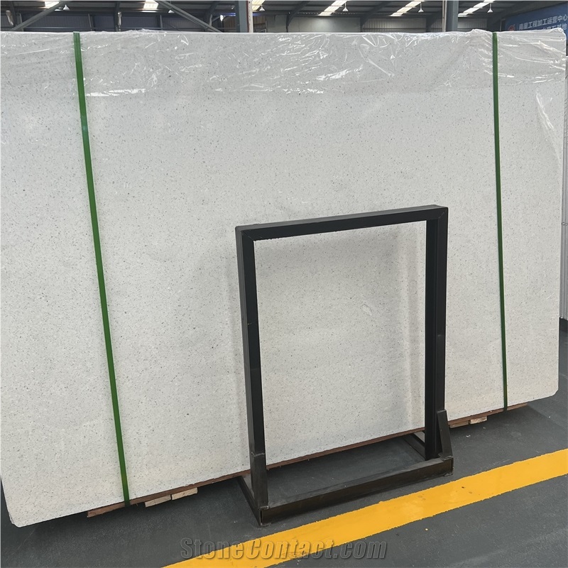 Roman Notion White Terrazzo Stone For Interior Wall Design