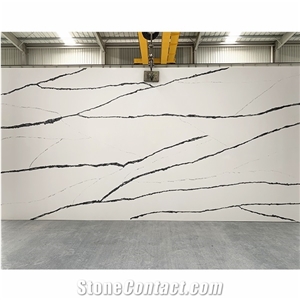Top Quality Factory Price Calacatta White Quartz Stone Slabs