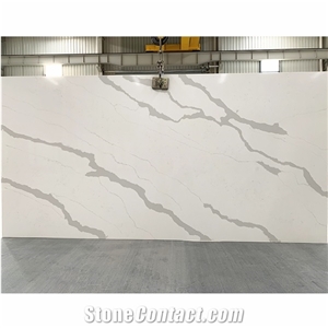 Top Quality Factory Price Calacatta White Quartz Stone Slabs