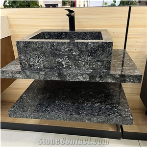 Wholesale Exotic Sone Vanity With Sink Grey Sintered Stone