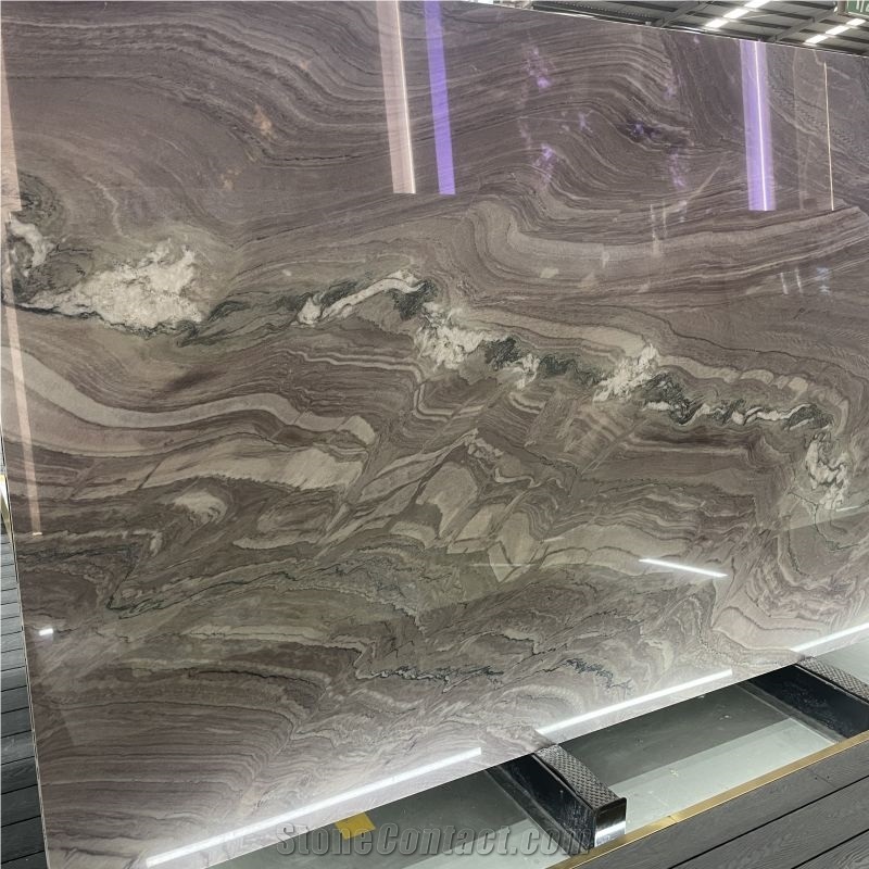 Aquarella Quartzite Slabs Purple Stone Tile For Wall & Floor
