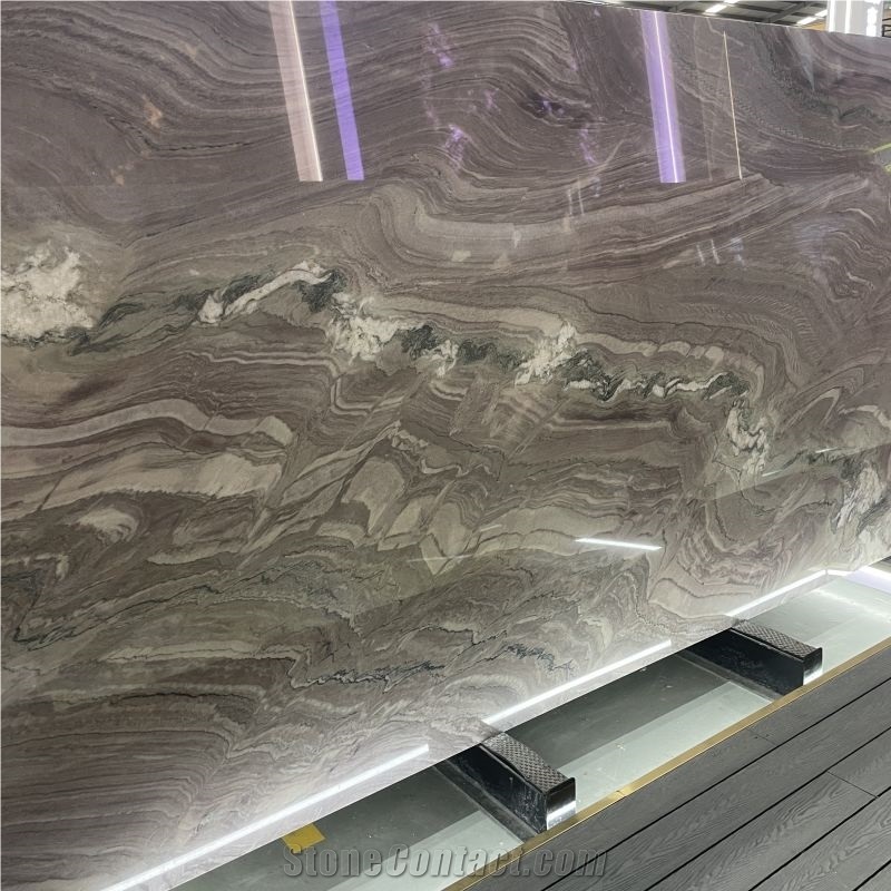 Aquarella Quartzite Slabs Purple Stone Tile For Wall & Floor