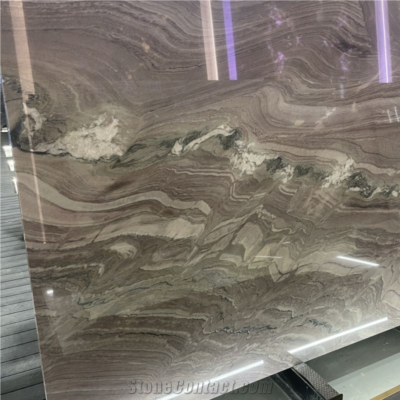 Aquarella Quartzite Slabs Purple Stone Tile For Wall & Floor