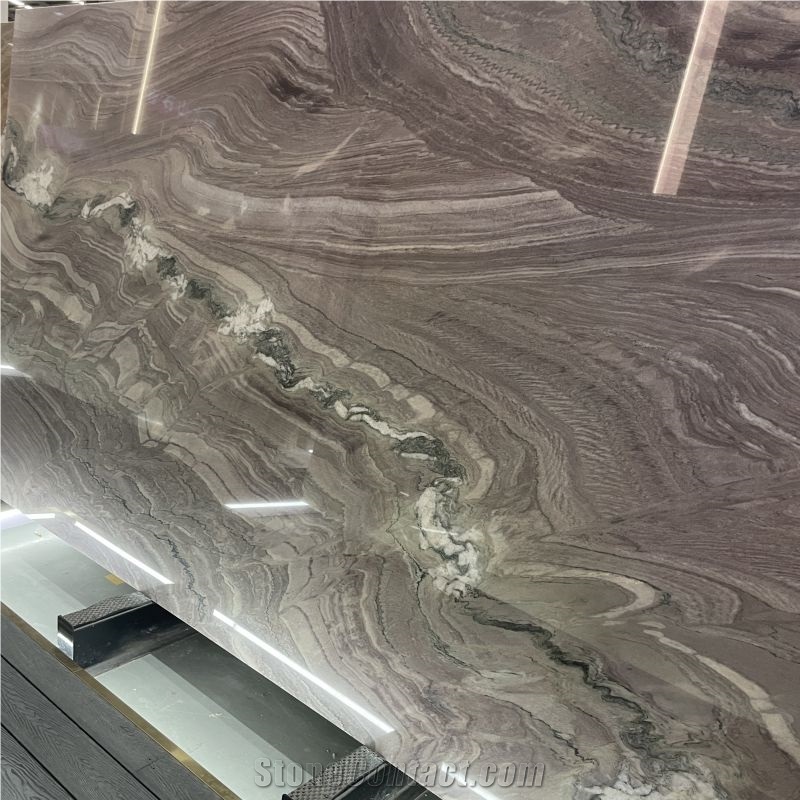 Aquarella Quartzite Slabs Purple Stone Tile For Wall & Floor