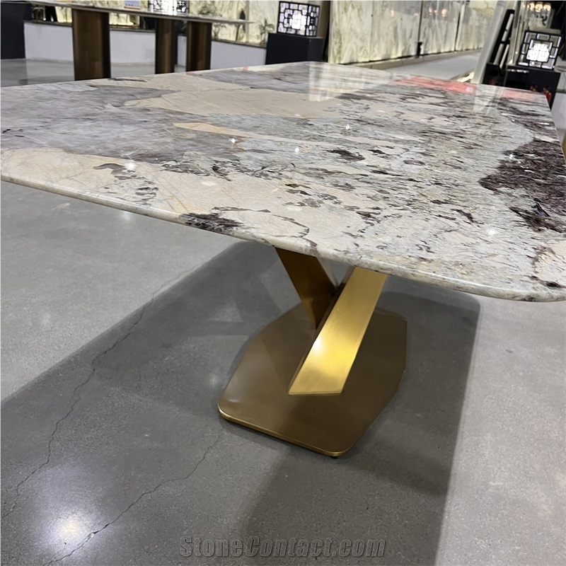 Brazil New Design Patagonia Quartzite Dining Table