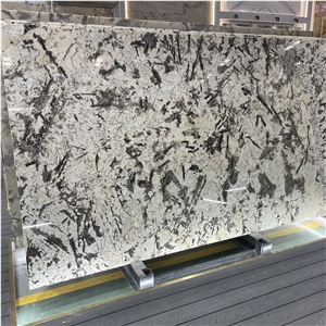 Brazilian Silver Fox Granite Slab For Flooring Walling Tiles