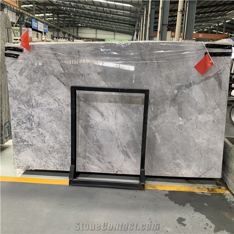 Building Materials Grey Marble Slabs For Interior Design