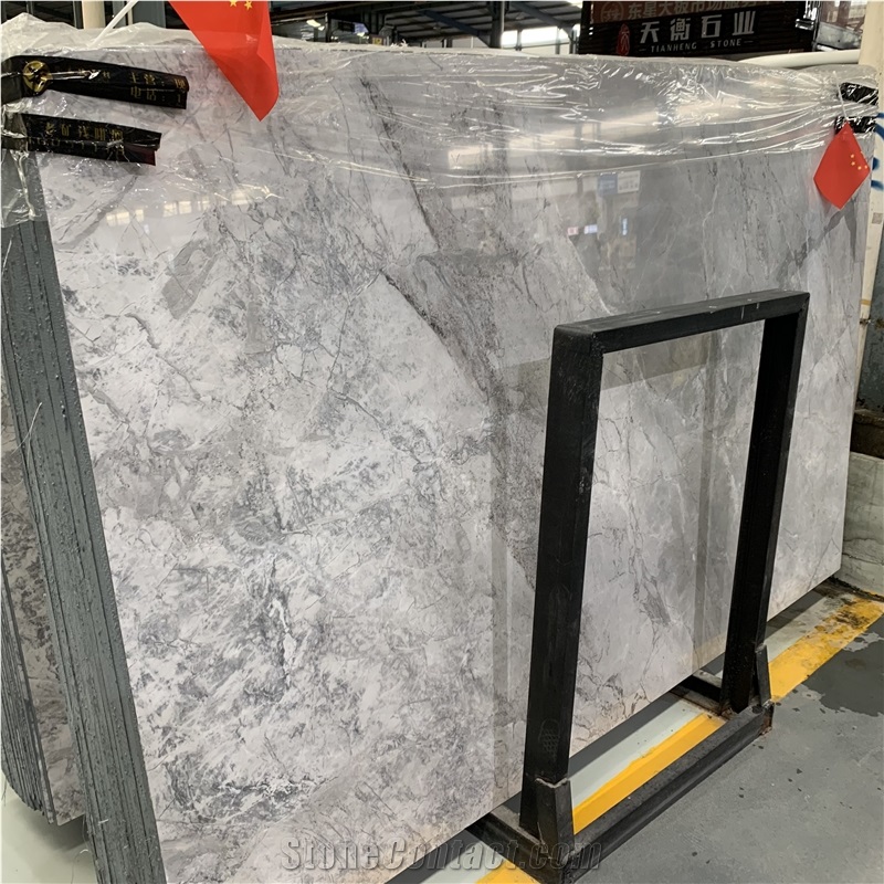 Building Materials Grey Marble Slabs For Interior Design