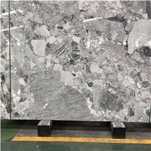 China Special Stone Panda Grey Marble Slabs Tile For Project