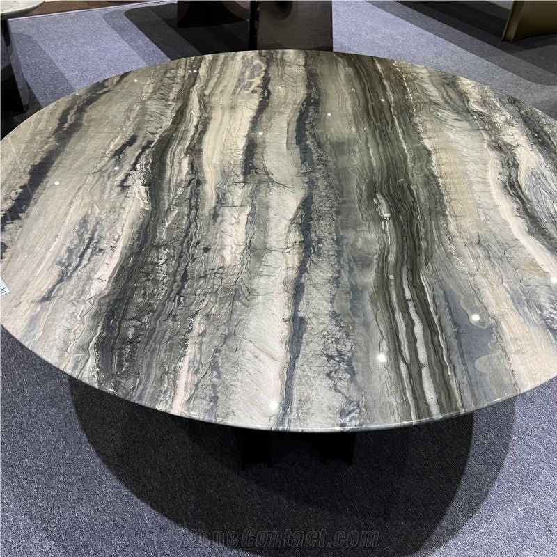 Custom Made Galapagos Quartzite Natural Stone Table For Home