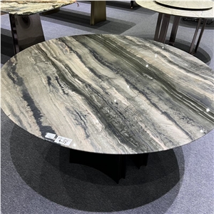 Custom Made Galapagos Quartzite Natural Stone Table For Home